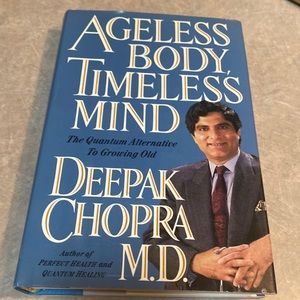 Deepak Chopra- Ageless Body, Timeless Mind hardback book- *5 for $25 sale!!